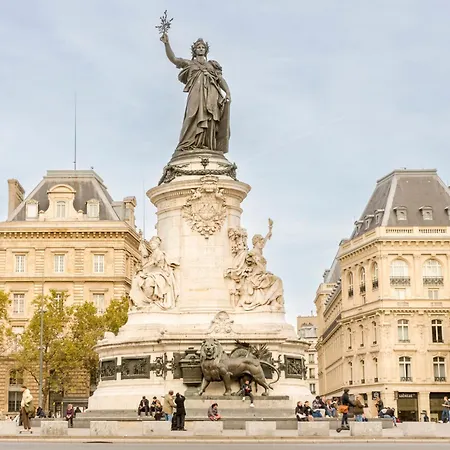 Apartament Merveil - Luxury - Marais - Republique Paryż